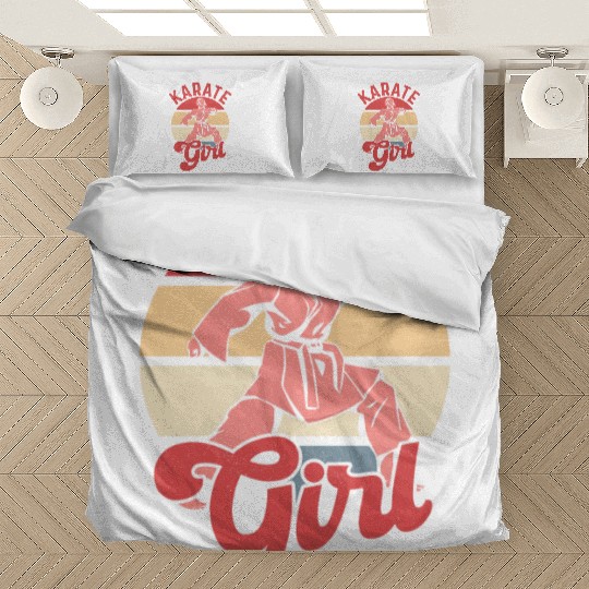 Karate Girl Karateka Self Defence Fighter Bedding Sets