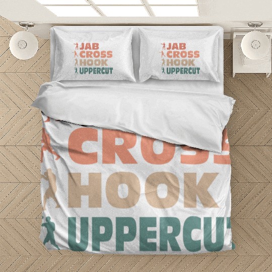 Jab Cross Hook Uppercut Boxer Boxing Bedding Sets