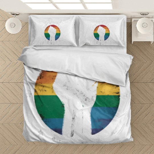 Biden Harris 2024 LGBT Rainbow Gay Pride Election Bedding Sets