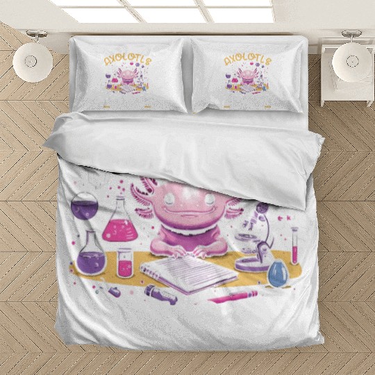 Axolotl Science Teacher Mexican Salamander Bedding Sets