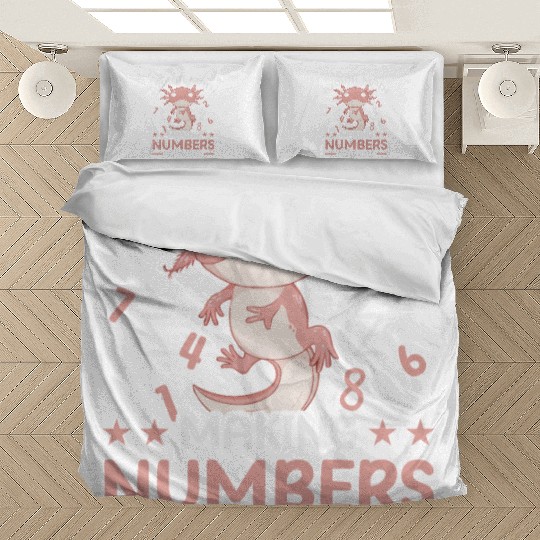 Axolotl Math Teacher Mexican Salamander Amphibian Bedding Sets