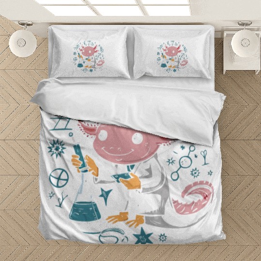 Axolotl Science Teacher Mexican Salamander Bedding Sets
