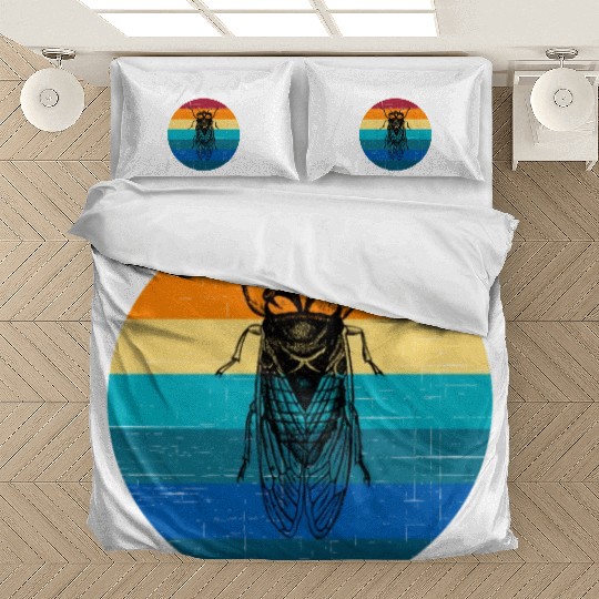 Funny Cicada Whisperer Funny Cicada Magicicada Bedding Sets