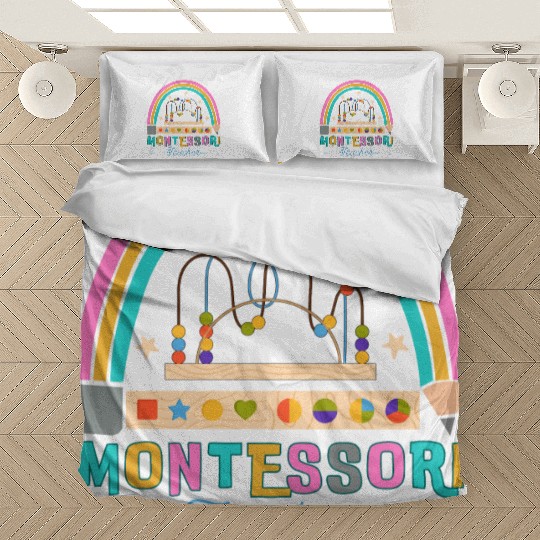 Montessori teacher - back to school Bedding Sets