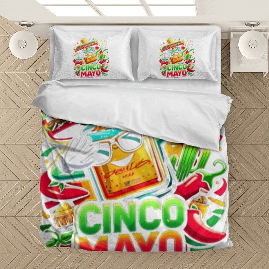 Cinco de Mayo Tequila Bottle Bedding Sets