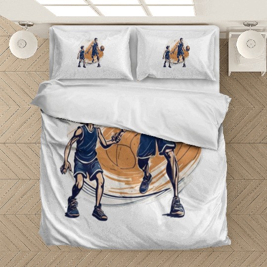 Basketball with Dad Bedding Sets