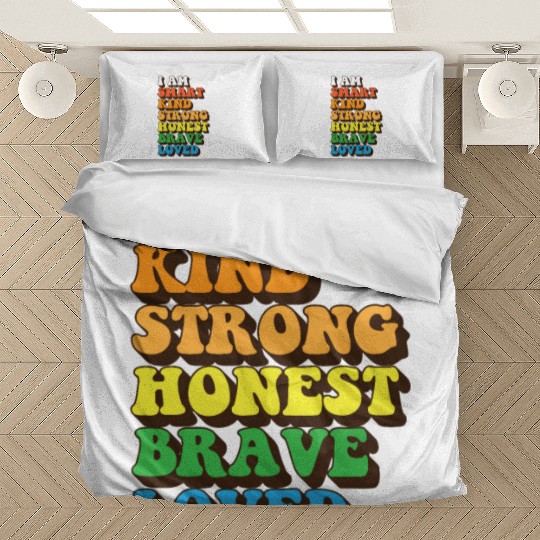 Daily Affirmation Uplifting Quotes Positive Bedding Sets