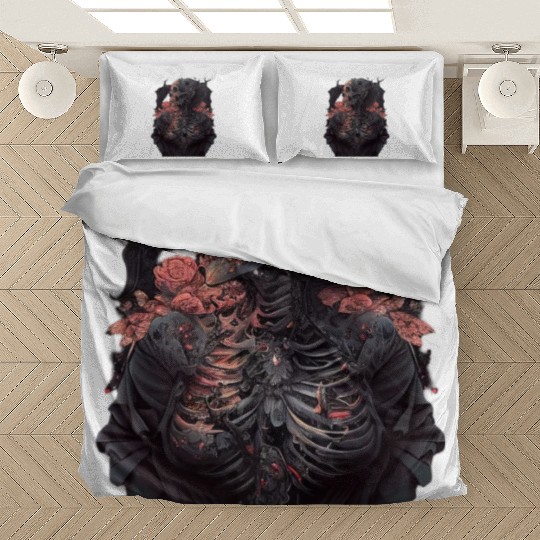 Aesthetic Grunge Clothes Fairycore Gothic Bedding Sets