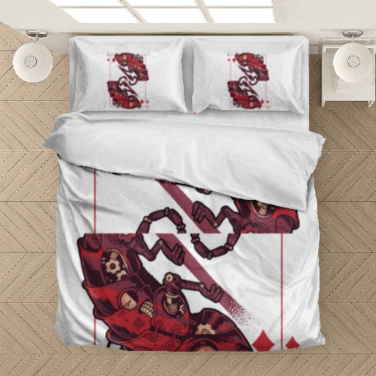 Chameleon steampunk card game Karo Jack Bedding Sets