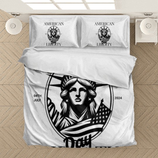 American Independence Day: Statue of Liberty Bedding Sets