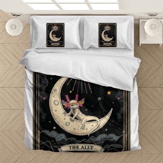 Pride Rainbow Sunglasses Ally Axolotl Bedding Sets