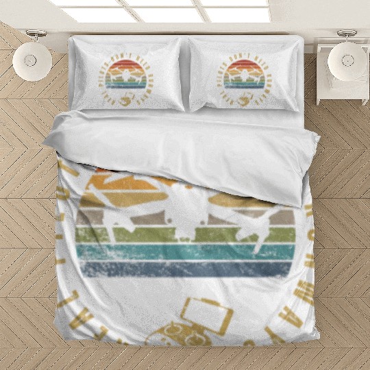 Quadcopter Real Pilots Don't Need Runways Funny Bedding Sets