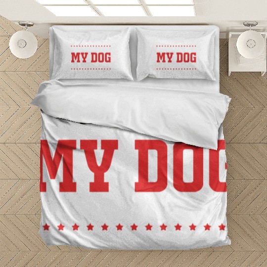 Racing Dog And Maybe 3 People Funny Drag Racing Bedding Sets
