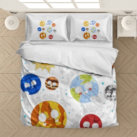 Solar System Learning Science Teacher Bedding Sets