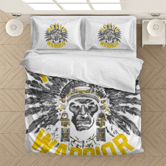 Aztec Warrior Indigenous Mexican Aztec Jaguar Bedding Sets