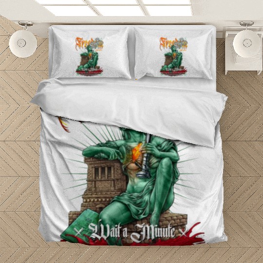 statue of liberty smoking #2 Bedding Sets