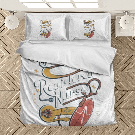 San Diego Registered Nurse Skyline Graphic Art Bedding Sets