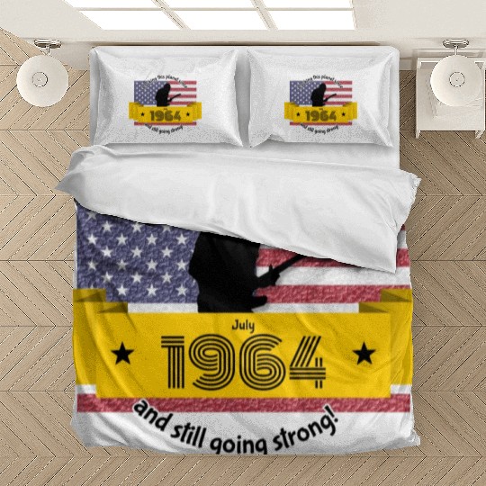 60th birthday Rocking this planet since 07/1964 Bedding Sets