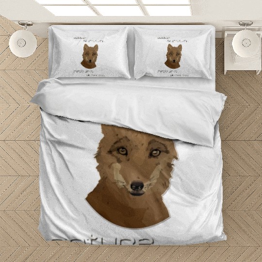 cute fox wilderness nature outdoor Bedding Sets