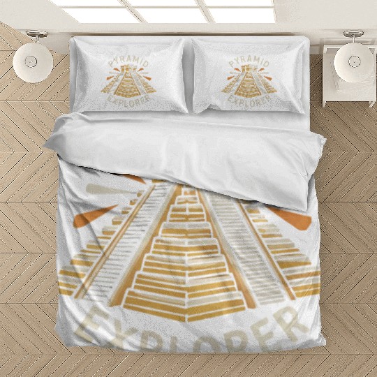Aztec Pyramid Mayan Indigenous Mexican Aztec Bedding Sets