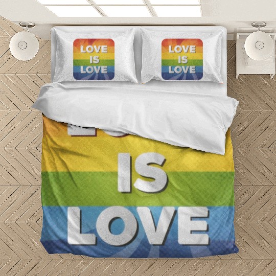 LGBTQ Love is Love Bedding Sets