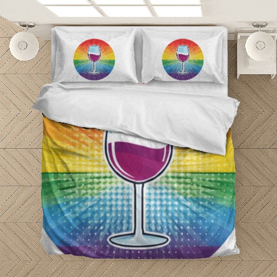 LGBTQ Wine Bedding Sets