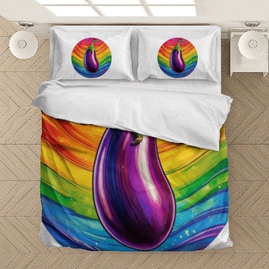 LGBTQ Eggplant Bedding Sets