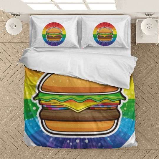 LGBTQ Hamburger Bedding Sets