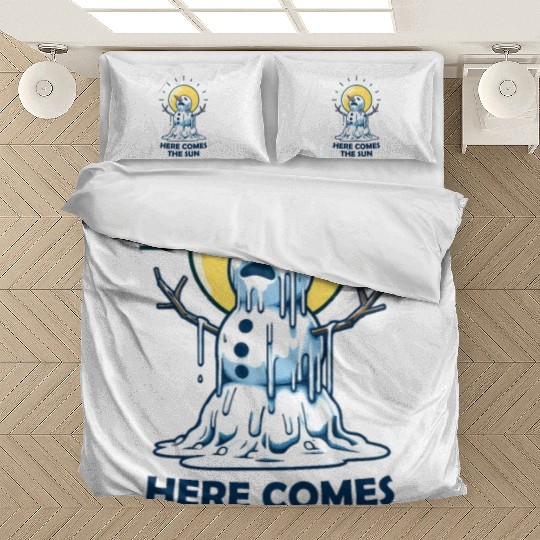 Here Comes The Sun Snowman Bedding Sets