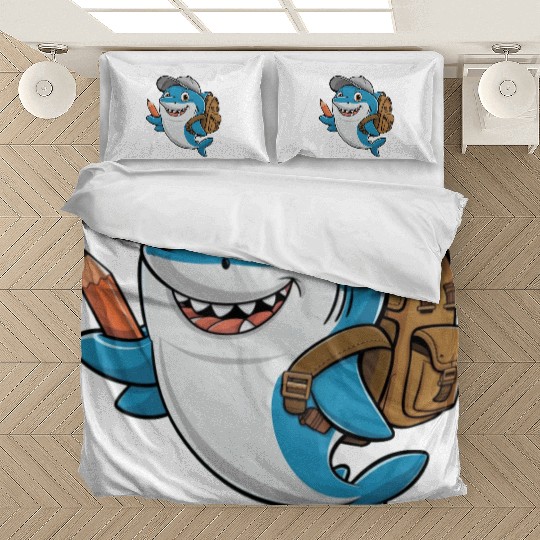 back to school shark Bedding Sets