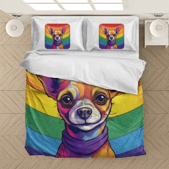 LGBTQ Chihuahua Bedding Sets
