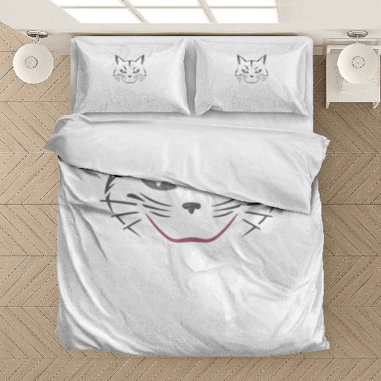 Gothic Emo Cat Design For Cat Lovers And Bedding Sets