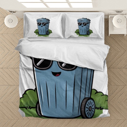 A Cute Trash Bin Bedding Sets