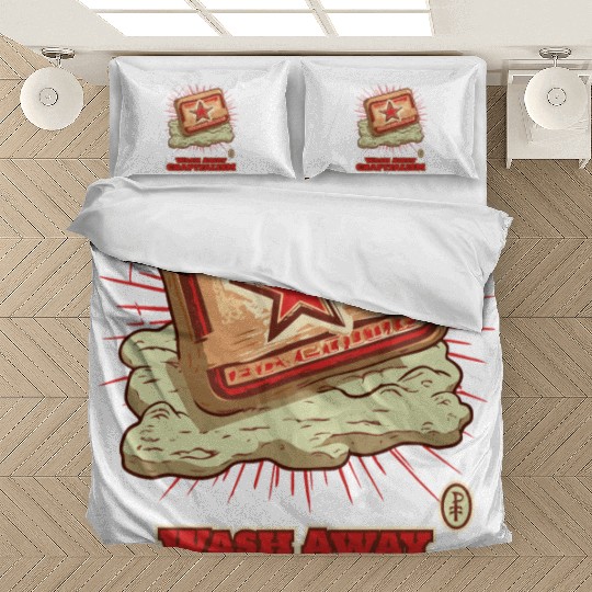 Wash Away Crapitalism with Communist Soap Bedding Sets