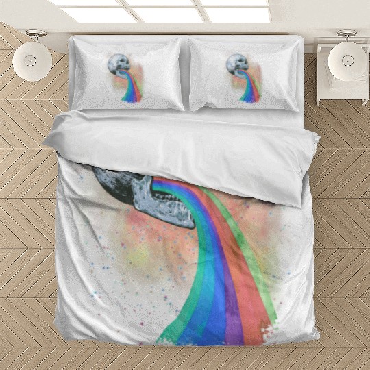 Goth Rock Satan Unicorn Festivals Death Metal Bedding Sets