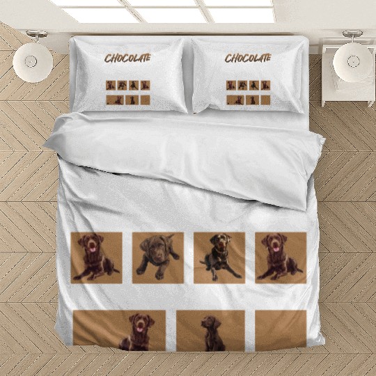 Labrador Retriever CHOCOLATE LAB Commandos Bedding Sets
