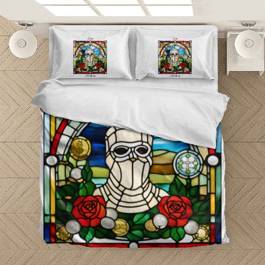 "Operation Sandstorm" church window design Bedding Sets
