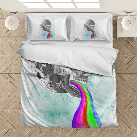 Goth Rock Satan Unicorn Festivals Death Metal Bedding Sets