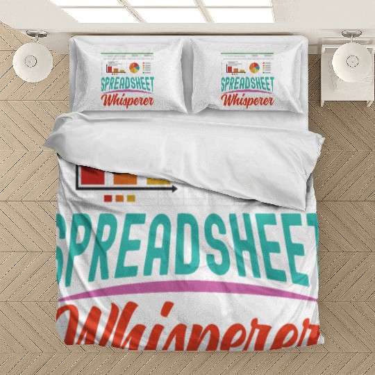 Spreadsheet Whisperer Funny Accounting Bookkeeper Bedding Sets