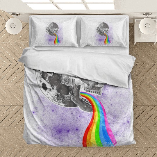 Goth Rock Satan Unicorn Festivals Death Metal Bedding Sets