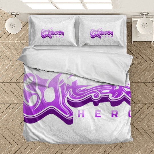 Guitar Hero - Typography Design Bedding Sets