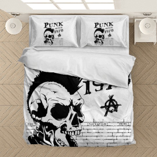 Punk Since 1978, Punks Not Dead, 46 Years Old and Bedding Sets