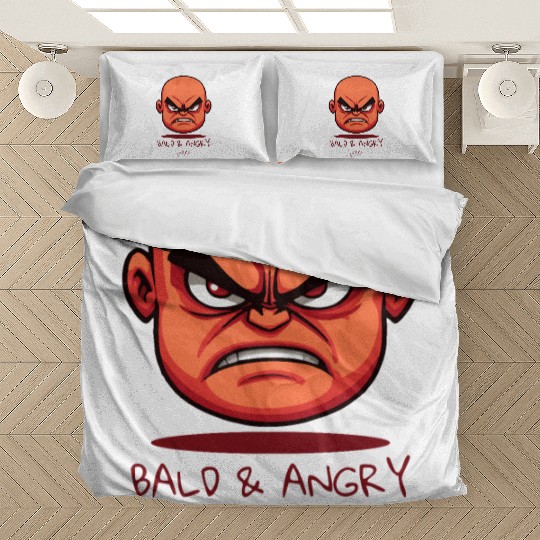 Bald and Angry Bedding Sets