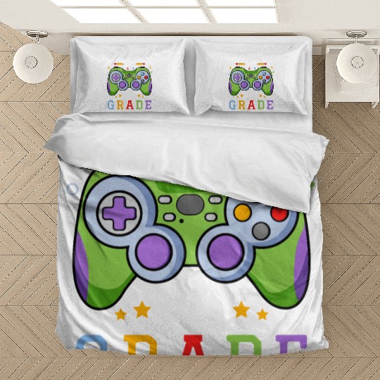 Leveled Up To 2nd Grade Back To School Kids Bedding Sets