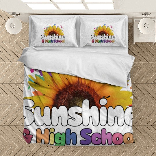 Sunshine and High School Back to School Bedding Sets