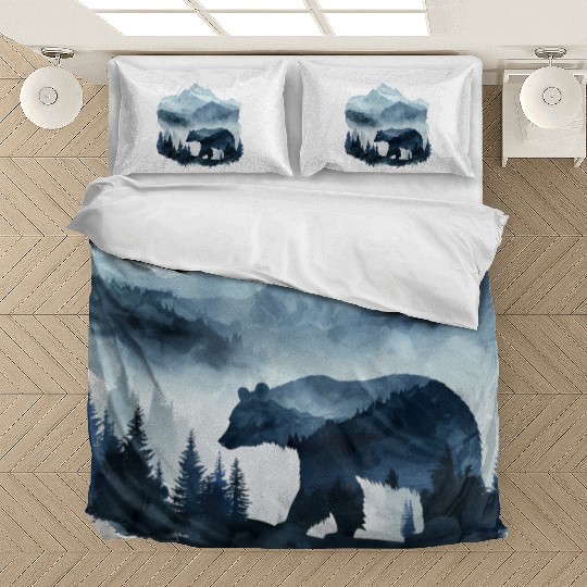 a painting that expresses nature and animals Bedding Sets