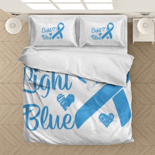 I wear Light Blue for my dad Prostate cancer Bedding Sets