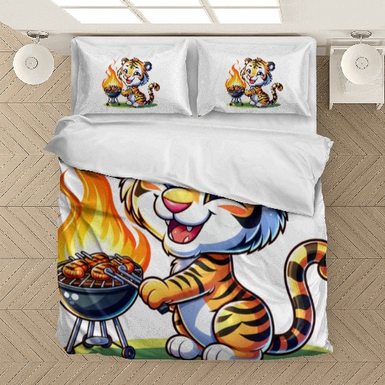 Cute BBQ Tiger Bedding Sets