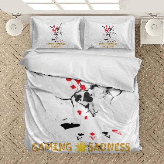 "Embrace Joy: Life's Game, Play It Well." Bedding Sets