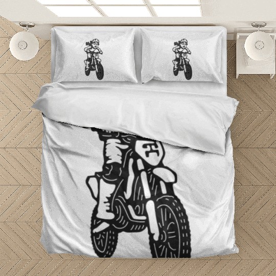 Wheelie Silly: Dirt Bike Comics & Rider Fails 013 Bedding Sets